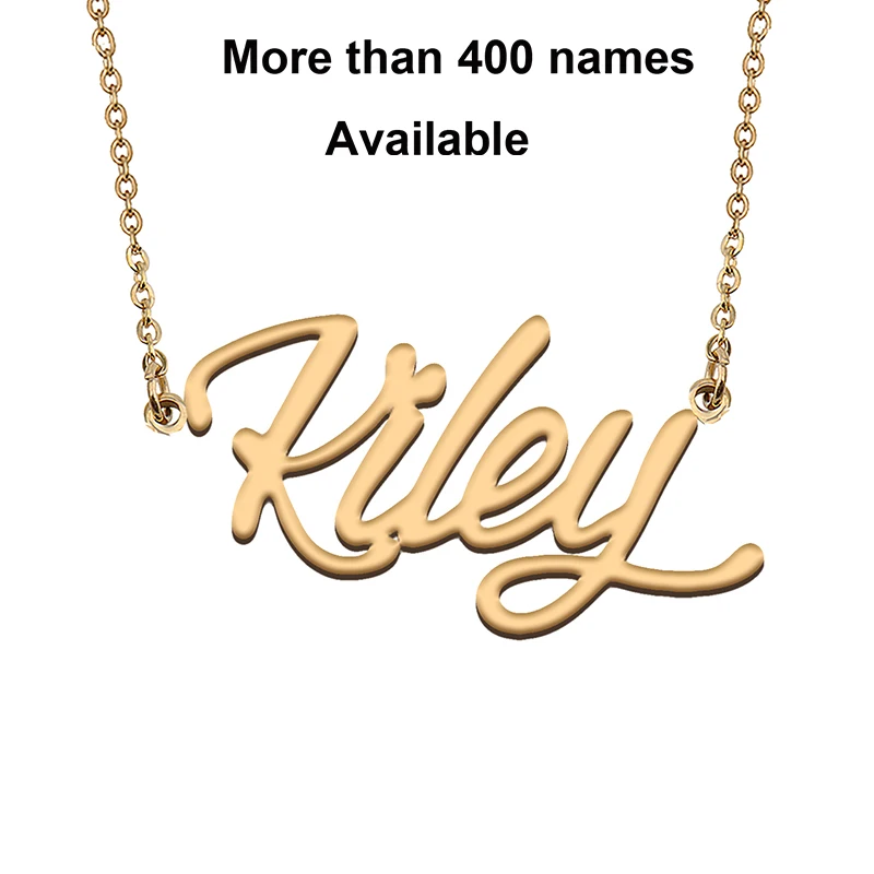 Цепочка с изображением инициальных букв и имени на день рождения Рождество Новый