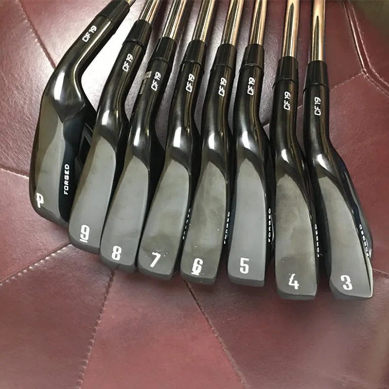Абсолютно новый 8 шт. черный APEX Железный набор CF 19 Гольф железные клюшки для