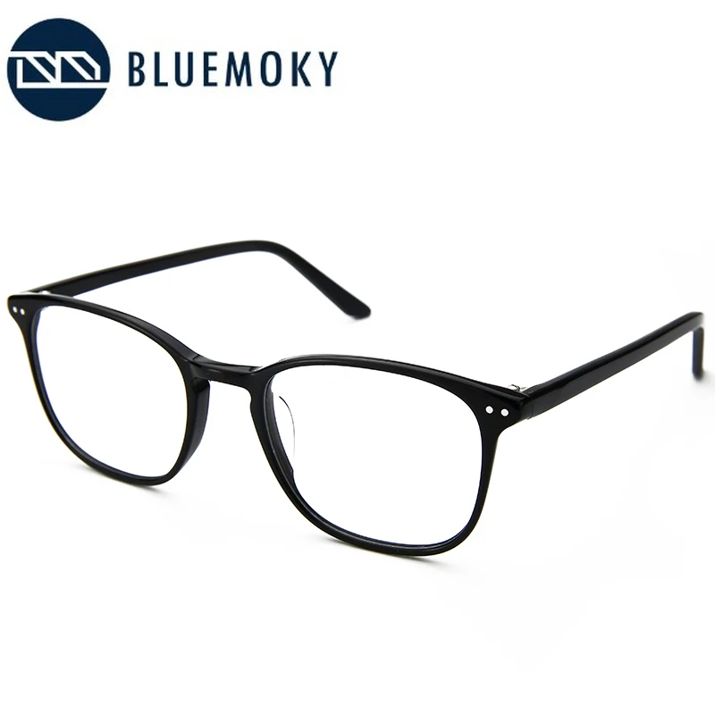 

BLUEMOKY Retro Rivet Prescription Glasses Women Leopard Frame Optical Myopia Eyeglasses Photochromic Anti-Blue-Ray Eye Glasses