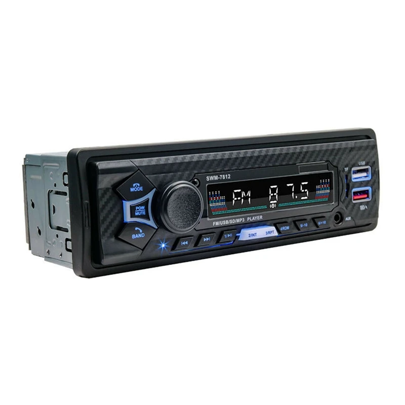 

12V Car Bluetooth MP3 Player Support Voice Control with FM Radio U Disk Card Reader Player