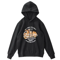vintage pullover hoodie brushed locomotive printed cotton fashion autumn and winter casual hoodie mens coat
