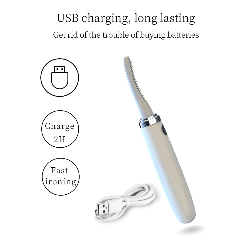 

Eyelash Curler of Electric Makeup for Women Eyelashes Heating Lashes Accessories Lamination Curlers Professional Curling Heated