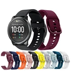 Мягкий силиконовый ремешок для умных часов, браслет для мужчин и женщин, разные цвета, спортивный ремешок для Xiaomi Haylou Solar LS05