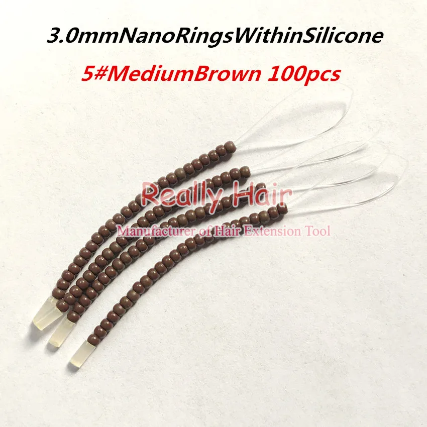 Удобное нанесение волос(без крючка иглы) NanoRingsWithinSilicone средство для наращивания волос наборы