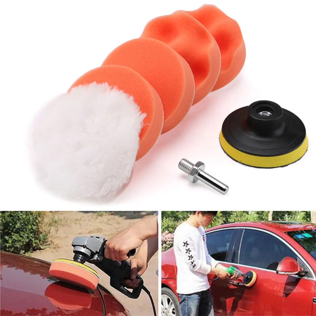 

Полировальный диск для автомобиля, самоклеящаяся губка для полировки, подходит для полировки и обработки воском автомобиля