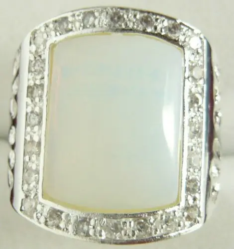 Оптовая цена 16new ^ модные однотонные серебряные белые ювелирные изделия из