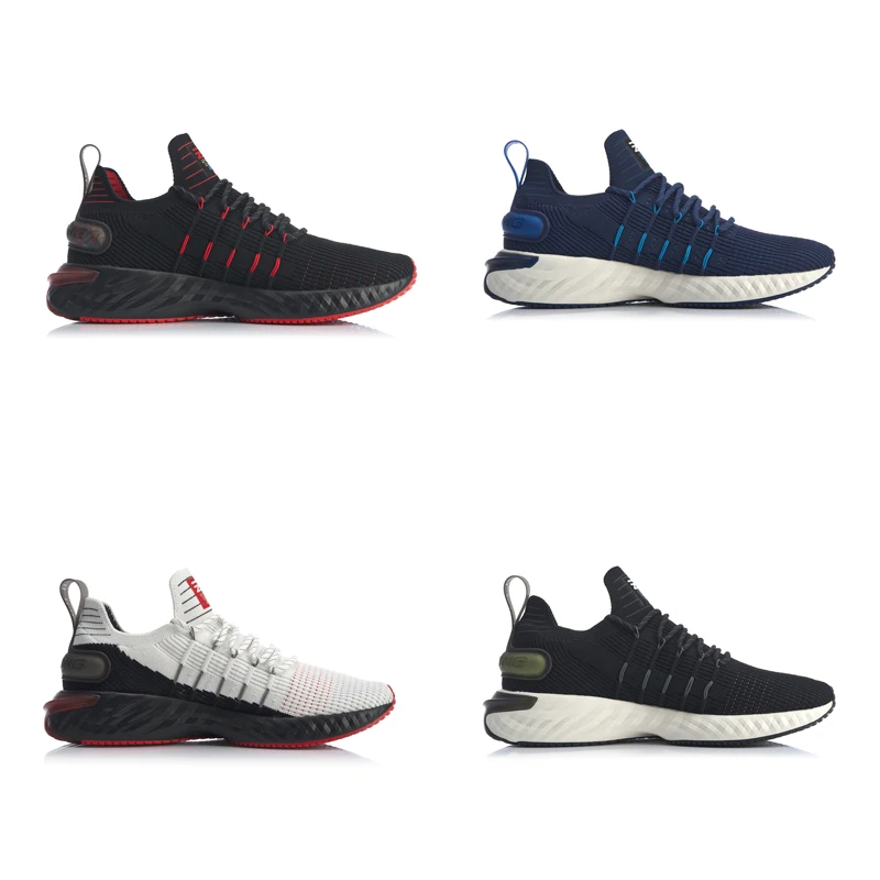 Li Ning/Мужская обувь для бега на подкладе 6 ELE дышащие с подкладкой из пряжи фитнеса