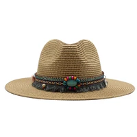 fashion panama hats for women men 7 colors jazz fedoras cooling sun hats summer breathable elegant ladies party hat wholesale