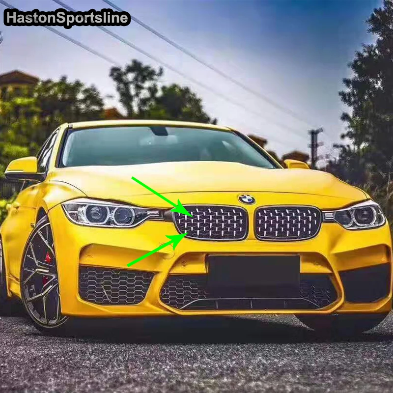 

Для BMW F30 F35 Diamond ABS внешние части переднего бампера сетки гриля 2013-2019