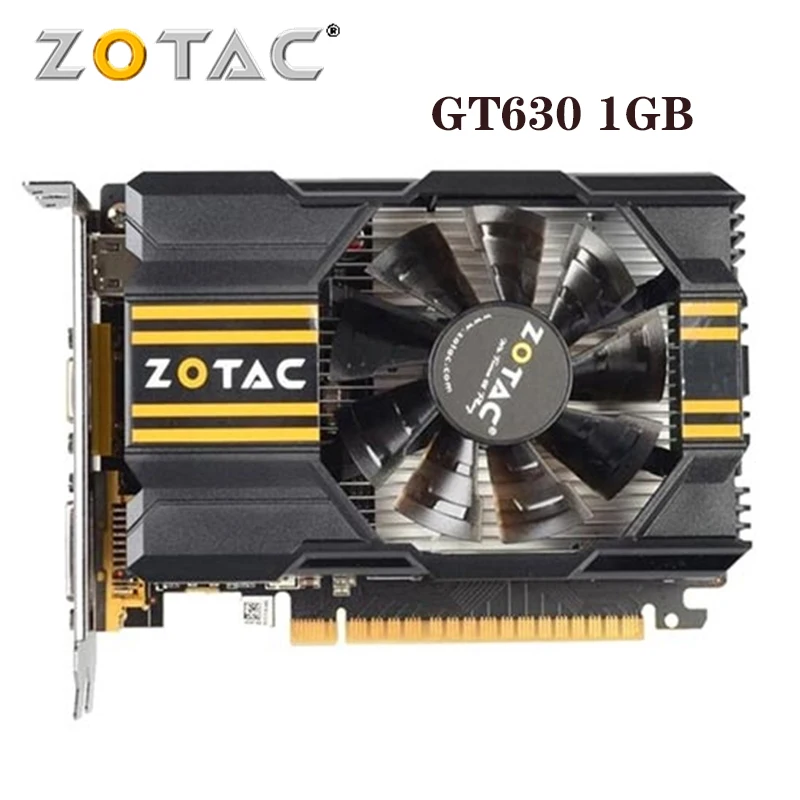 Оригинальная видеокарта ZOTAC GeForce GT630 1 ГБ 128 бит графические карты GPU Map для NVIDIA 1GD5 HDMI
