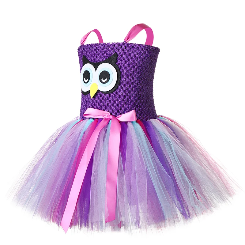 Костюмы на Хэллоуин для девочек Сова ролевая игра платье-пачка в стиле Ночной