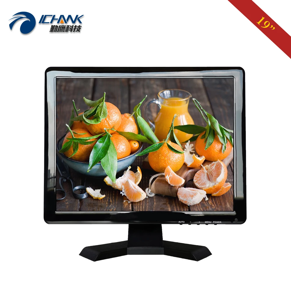 

19" PC Monitor Display 1280x1024 4:3 HD Positive LCD Screen Single VGA Port POS Cash Register Ordering Meal Machine ZB190JN-271