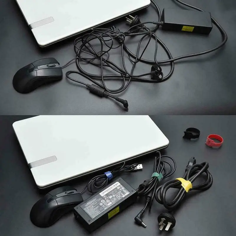 Многоразовые прочные нейлоновые кабельные Галстуки 50 шт. многоразовые легко