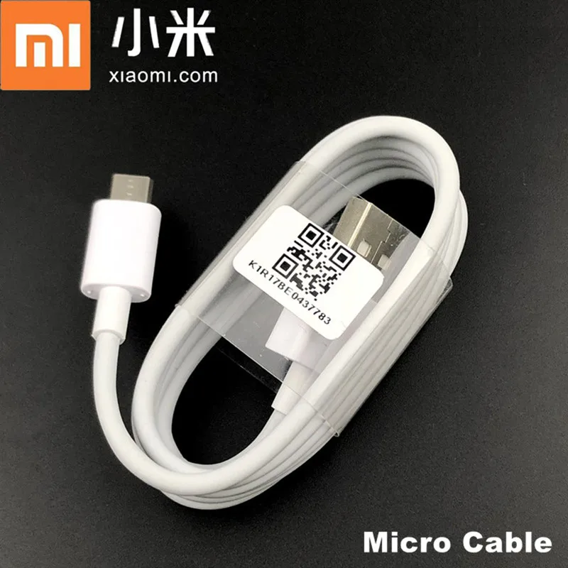 Оригинальный зарядный кабель Micro Usb Xiaomi 100 см передачи данных для Redmi 4x5 plus 6 pro 7 7a note