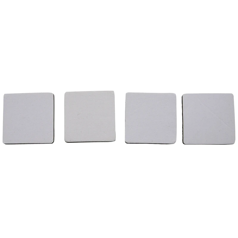 4 Pcs Square Shaped Black Nonslip Foam Adhesive Pad Mat for Furniture | Дом и сад
