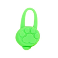 silicone rubber led pet collar lights night safety dog cat collar glowing luminous pendant dog accessories