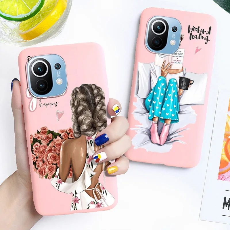 

Mi11 Matte Covers For Xiaomi Mi 10T Lite 11i 10 Ultra Redmi Note 9 8 10 Pro 8T 9S 10S Case Silicone On Xiaomi Poco X3 NFC F3 M3