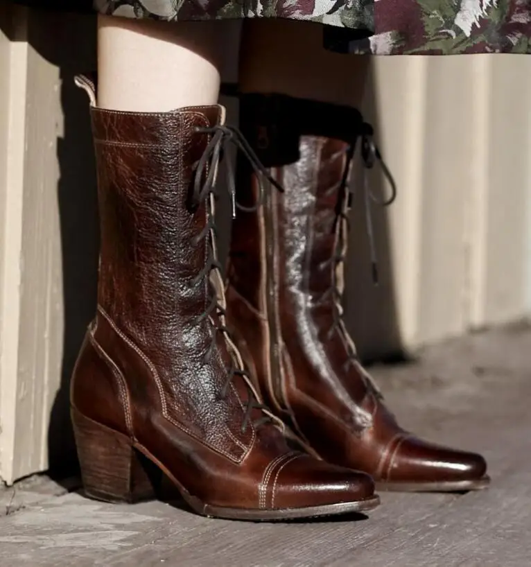 Зимние теплые меховые сапоги до колена женские зимние на высоком каблуке женская