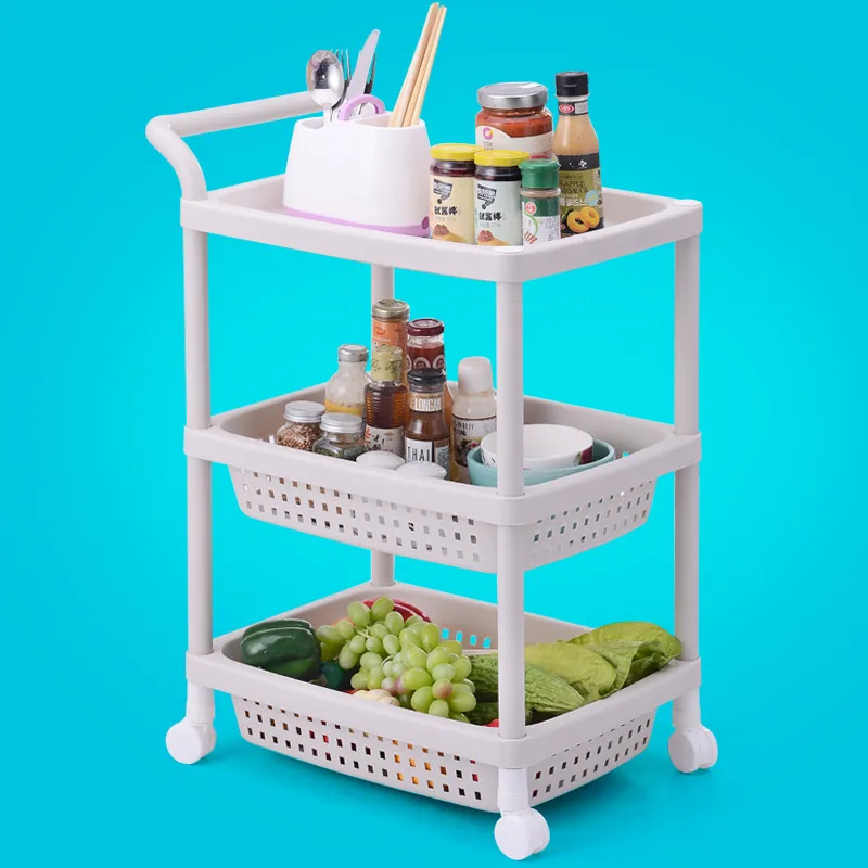 Полка для овощей мобильная полка хранения фруктов принадлежностей напольная