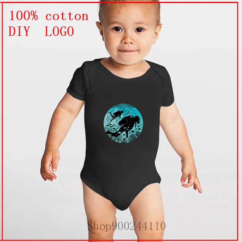 

Kids Baby Clothing Bodysuits Newborn Inflant Clothing Baby Girl Clothes Boy Clothing Underwater Diving Scuba Diver Infant Outfit
