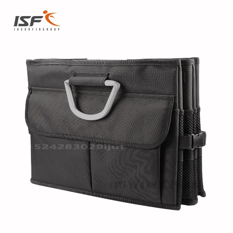 Скидка Автомобильный складной ящик для хранения, вместительный ящик для хранения из ткани Оксфорд, водонепроницаемые портативные хранилища с бол...