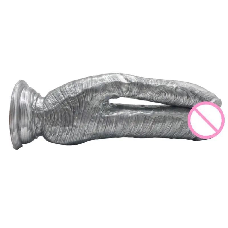 Двойной фаллоимитатор с присоской Женский мастурбатор огромный реалистичный