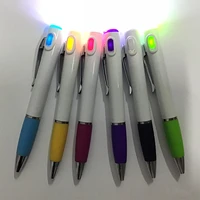 nurse accessories white led light pen function gift pen twisting lighted ballpoint pen advertising promotion led plastic