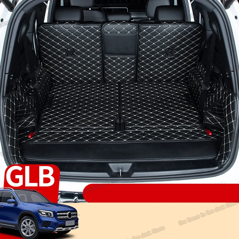 Коврик для багажника из волоконной кожи Lsrtw2017 коврик груза Mercedes Benz Glb 200 2019 2020 2021 X247