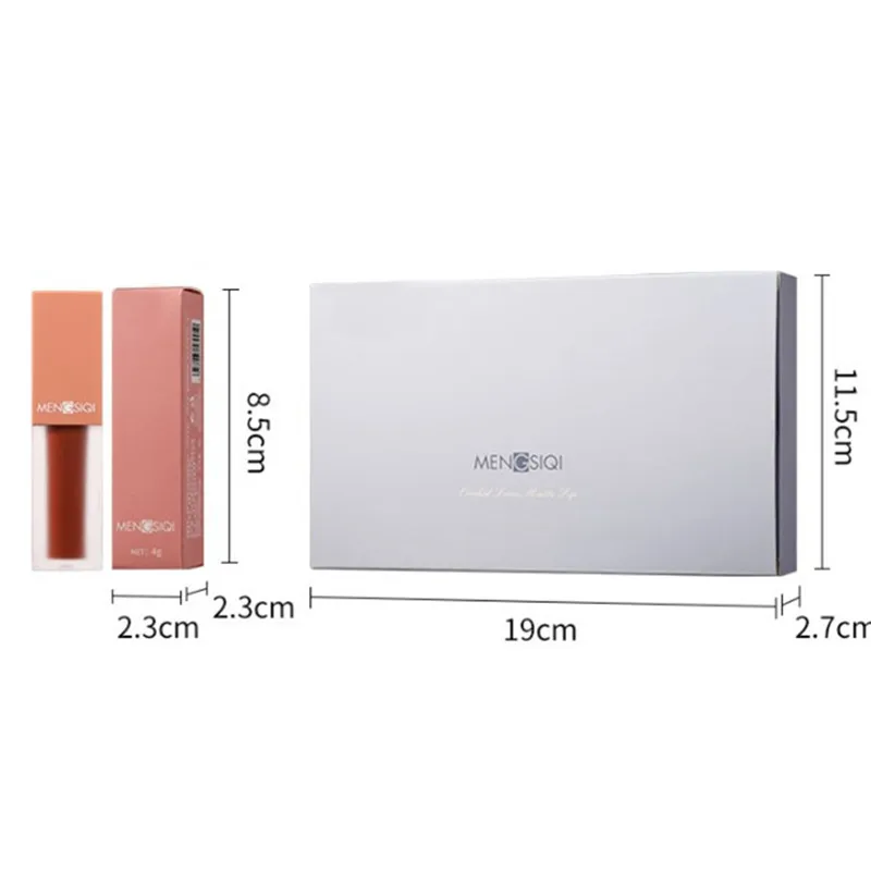 Матовый блеск для губ губная помада водостойкий питательный увлажняющий