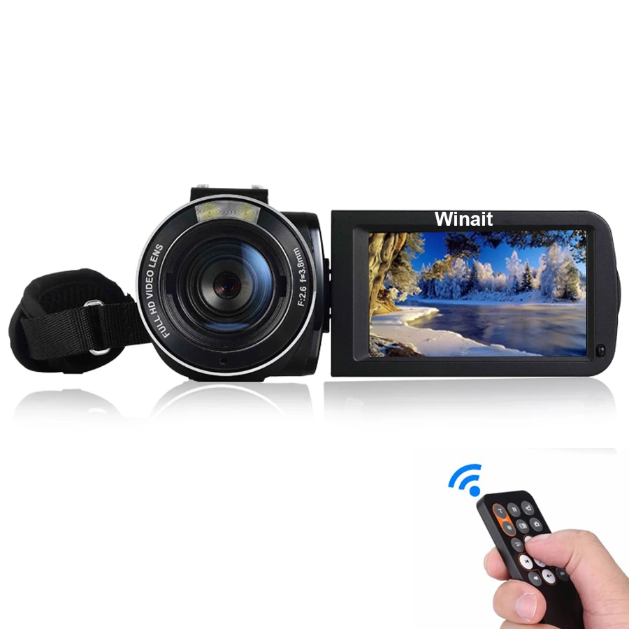 Цифровая видеокамера Winait с Wi Fi и дистанционным управлением HD 1920*1080 сенсорный