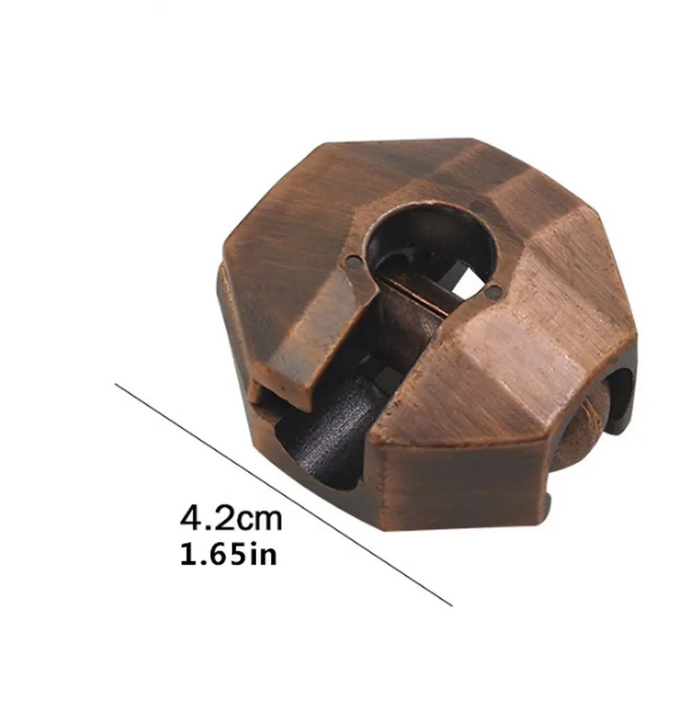 

Zinc Alloy Unwinding Unlocking Lock Gold Educational Toys Adult Intelligence Buckle Organ Box High IQ