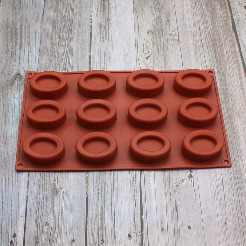 Кухонная форма для торта с 12 ячейками маффинов капкейков сделай сам силиконовое