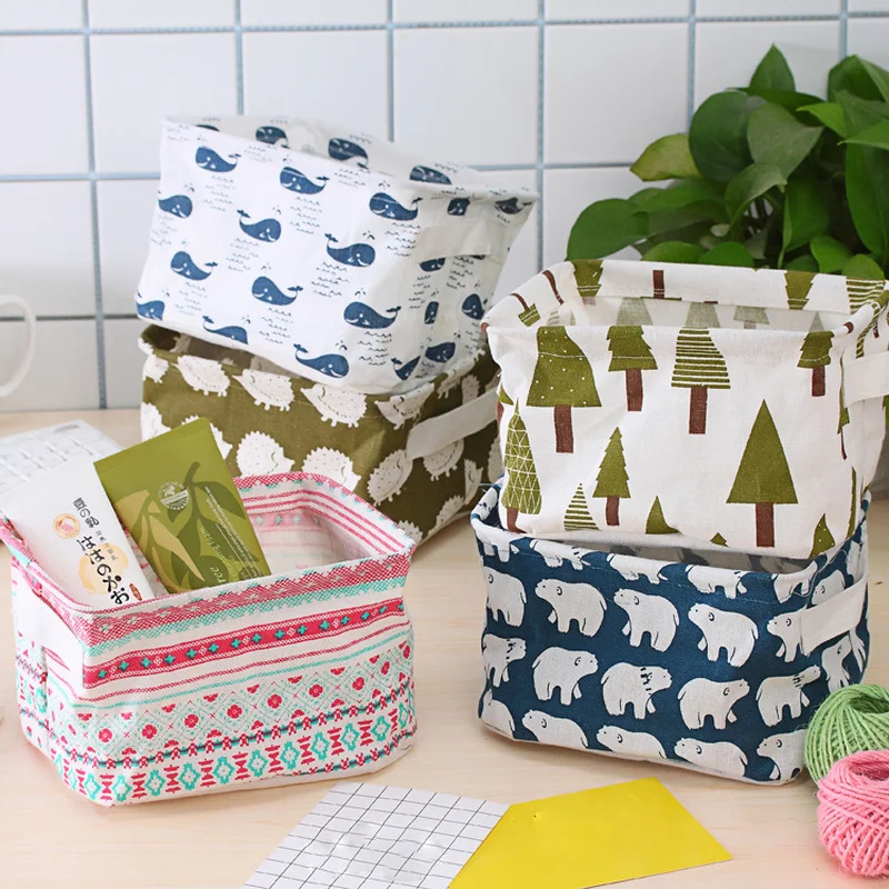 

1 шт., для Складывания Белья шт., настольный контейнер для хранения, корзина для хранения мелочей