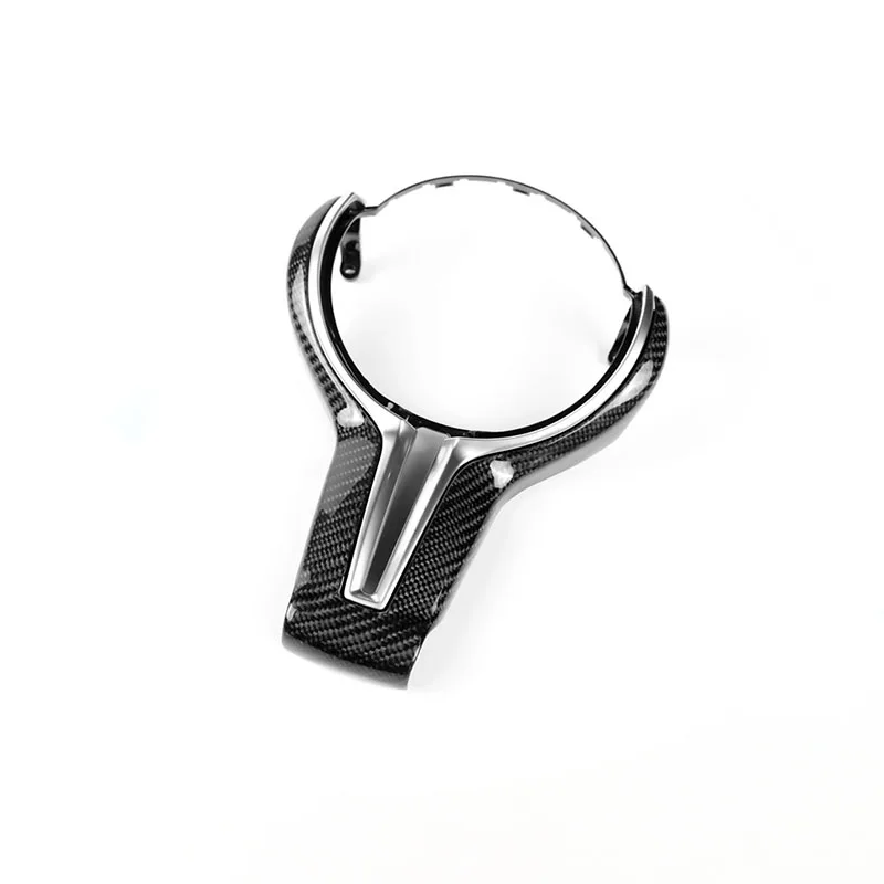 Дешево Для BMW M Series M2/F80 M3/F82 M4/F10 M5 2014-/F06 F12 F13 M6/F15 X5M/F16 X6M внутренняя отделка рулевого колеса из углеродного волокна