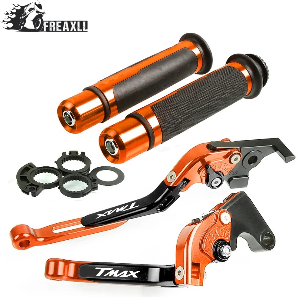 Регулируемые складные рычаги тормоза и сцепления для мотоциклов YAMAHA TMAX 530 TMAX530 T-MAX