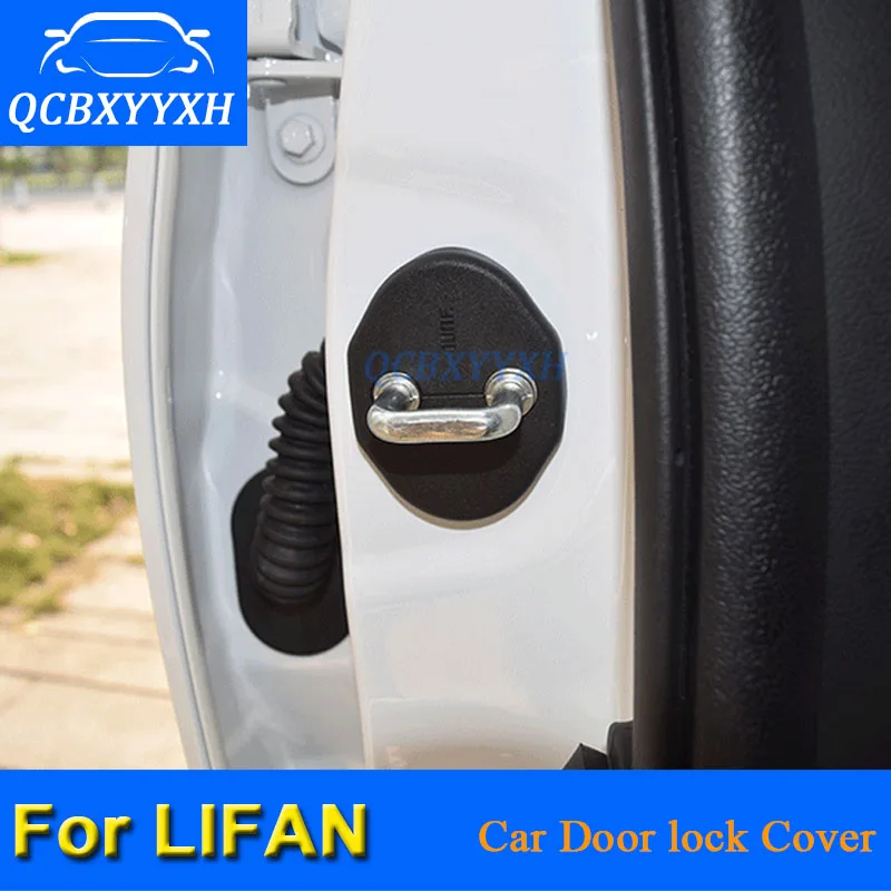 Защитные чехлы для дверных замков 4 шт./лот ABS Lifan X50 X60 620 720 защитный чехол дверей