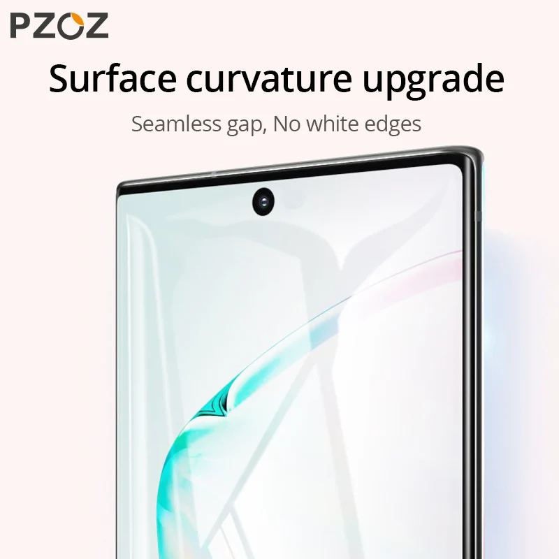PZOZ Soft Hydrogel Film For Samsung Galaxy Note 10 Plus 5G phone Full Screen Protective A80 A90 Films | Мобильные телефоны и