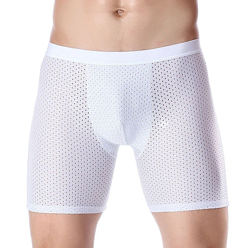 

Bambus boxer mesh unterwsche mnner quick dry Ethika herren unterwsche Spandex lange bein boxer lauf unterhose lang fr mnner