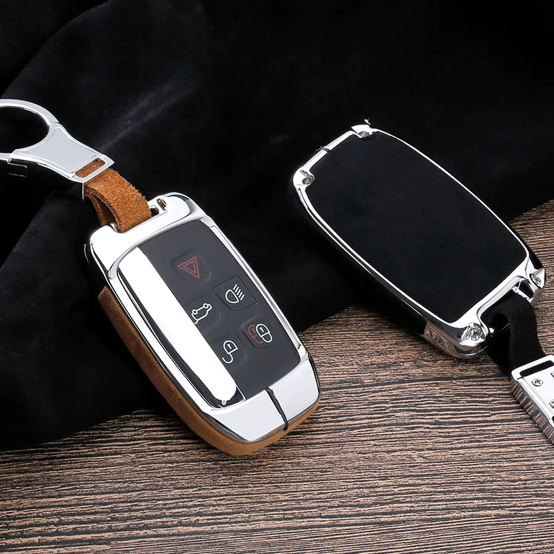 Меховой чехол для ключа автомобиля Land Rover A9 Range Sport Evoque Freelander 2 Jaguar XE XJ XJL XF C-X16 V12