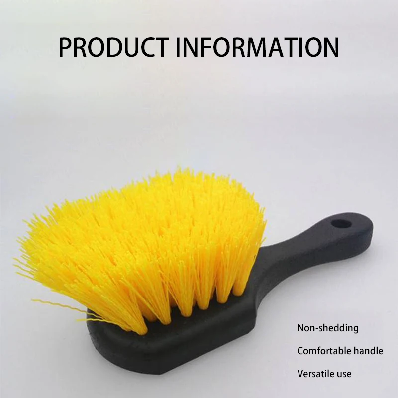 

Инструмент для чистки автомобиля ALLOMN Автомобильная щетка для покрышек с нескользящей ручкой, многофункциональные инструменты для обслужи...