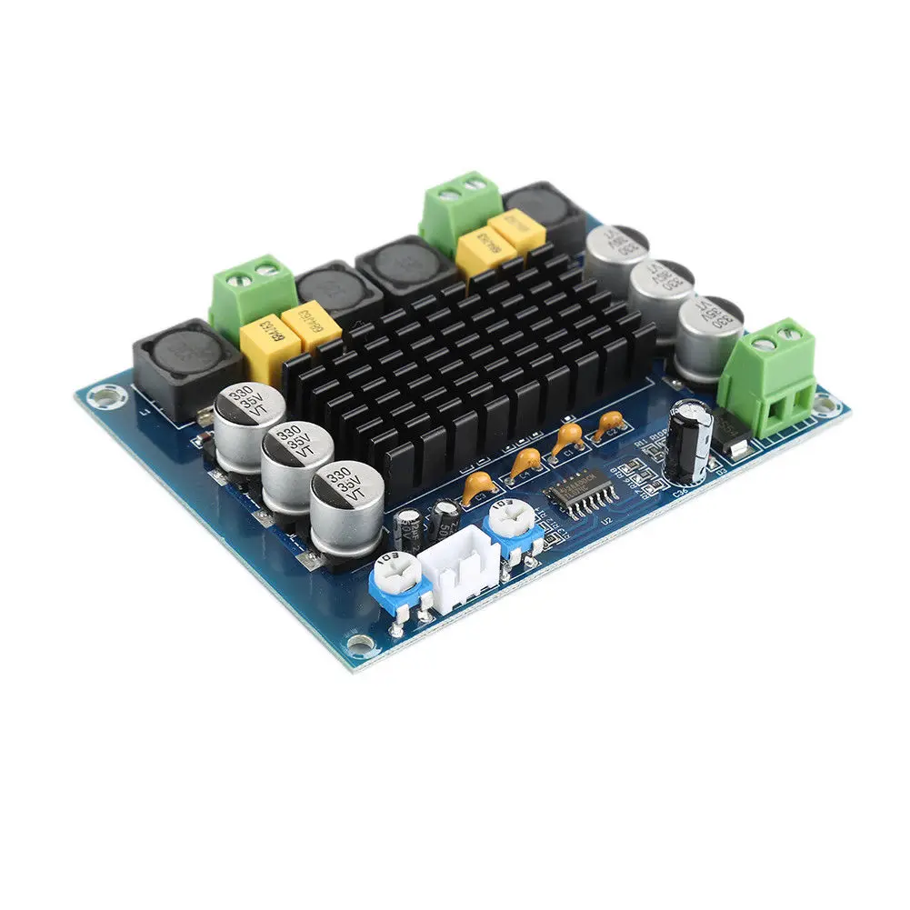 1pc Dual Channel Speaker AMP Board TPA3116 D2 Stereo Digital Audio Amplifier Boards 120W+120W | Электроника