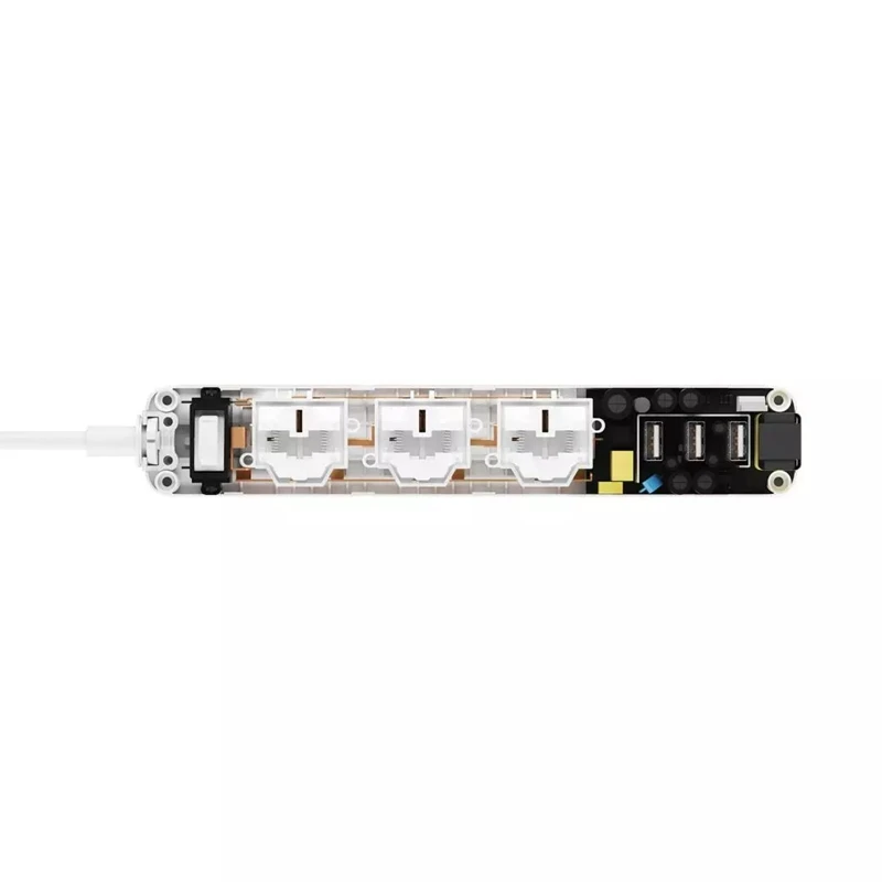 Xiaomi штепсельная плата 3USB 2A быстрая зарядка штекер ряд многофункциональная