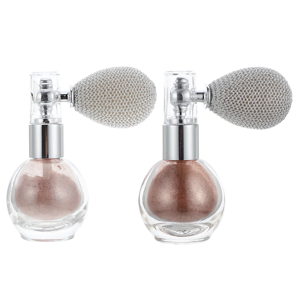 

2 шт., осветляющая пудра для волос на теле, распылитель, бутылка для макияжа