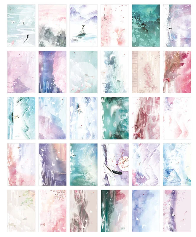 

143mmx93mm dream flower paper postcard(1pack=30pieces)