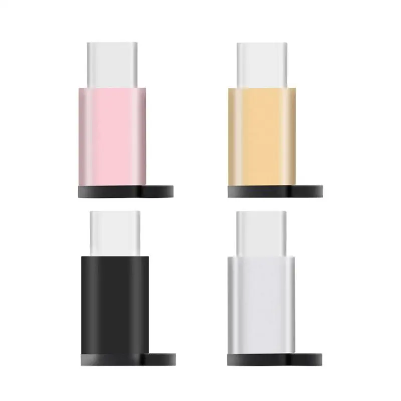 Новый портативный мини адаптер USB Type C переходник OTG c в Micro с подвесным отверстием