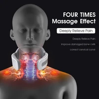 neck massager shoulder cervical massager multifunctional electric hot compress pulse neck protector rechargeable massager