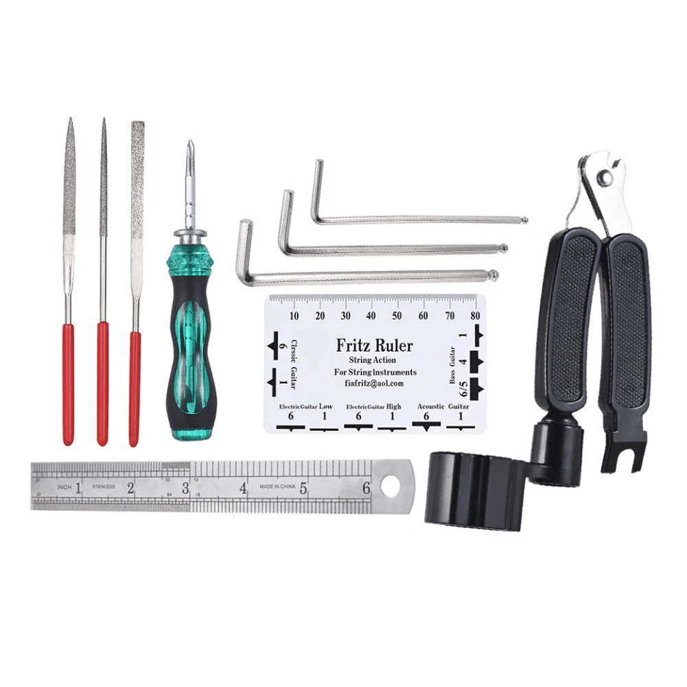 Проверьте бас с сумкой ремонт ручной инструмент для настройки гитары Комплект
