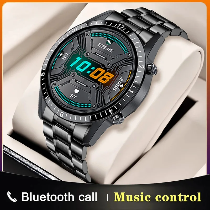 

GEJIAN 2021 fashion Full circle touch screen Mens Smart Watches IP68 Waterproof Sports Fitness Watch Luxury Smart Watch for men