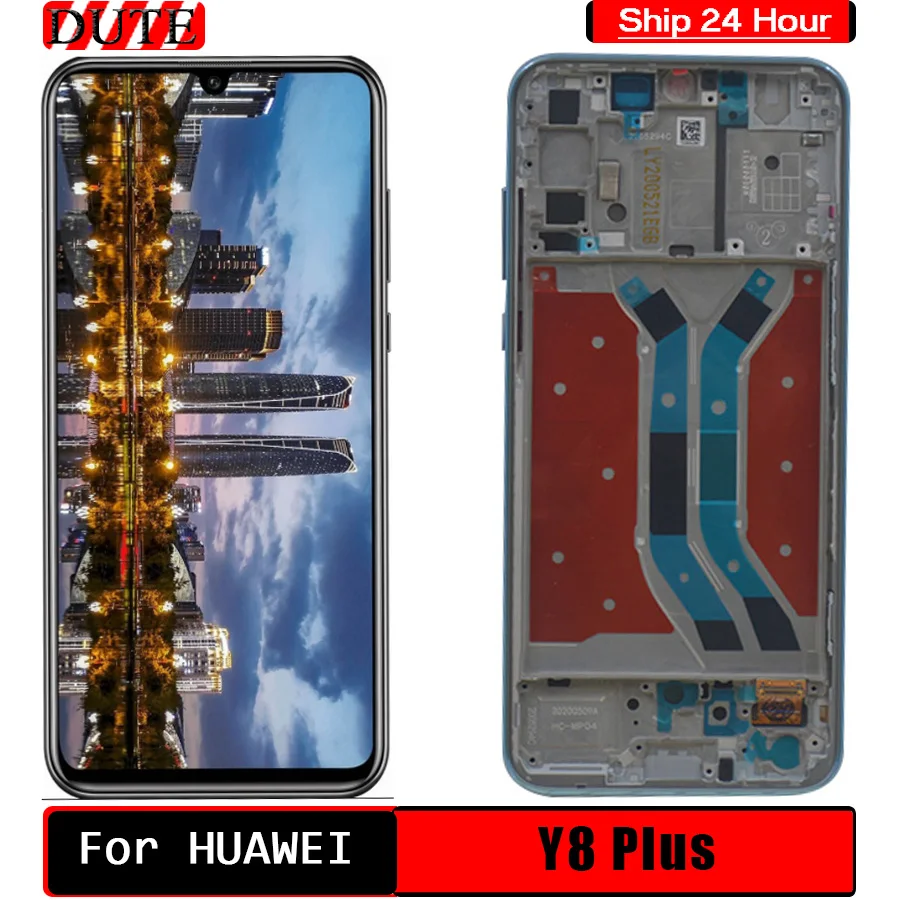 Pantalla LCD AMOLED para Huawei Y8 Plus, Digitalizador de Panel t&aacute;ctil de pantalla LCD para Huawei Enjoy10s Y8plus, piezas de repuesto LCD-0