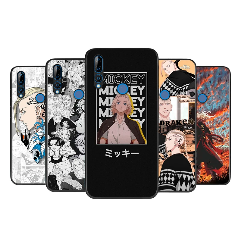 

For Huawei Y5 Y5P Y6 Y6P Y6S Y7 Y7P Y7A Y8P Y9A Y8S Y9S Prime Pro 2018 2019 2020 Black Hot Tokyo Revengers Phone Case